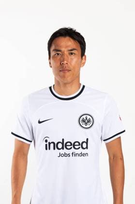 Makoto Hasebe - Eintracht Frankfurt, SGE, 2022 2023, Porträttermin, Porträt, 1. BL, Ger; by Ohnesorge Eintracht Frankfurt