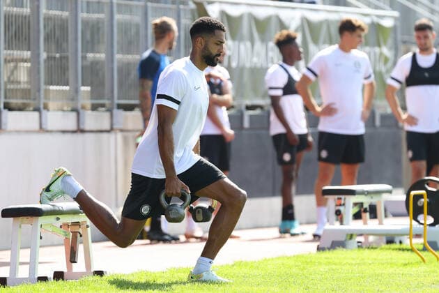 SOCCER - UEFA EL, Sturm vs Midtylland GRAZ,AUSTRIA,07.SEP.22 - SOCCER - UEFA Europa League, group stage, SK Sturm Graz vs FC Midtylland, preview, training Sturm. Image shows Gregory Wuethrich (Sturm).  GEPAxpictures xChristianxWalgram