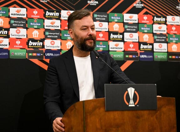 Football, men, season 2022 2023, Europa League, 1 FC Union Berlin, press conference before the Europa League match 1 FC Union Berlin Royale Union Saint Gilloise, press and stadium spokesman Christian Arbeit 1 FC Union , 07 09 2022, Copyright: xMatthiasxKochx