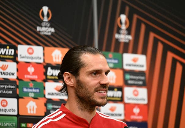 Football, men, season 2022 2023, Europa League, 1 FC Union Berlin, press conference before the Europa League match 1 FC Union Berlin Royale Union Saint Gilloise, Christopher Trimmel 1 FC Union , 07 09 2022, Copyright: xMatthiasxKochx