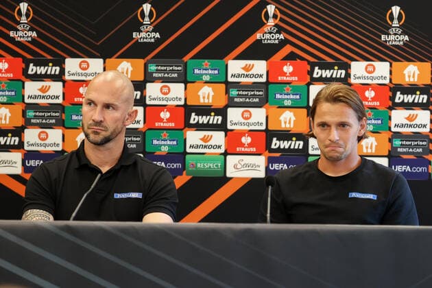 Football, EL, Sturm Graz Press Conference