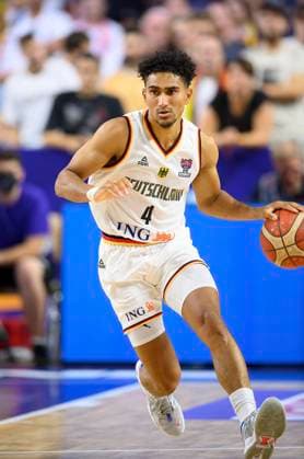 Maodo LO GER action, Germany GER Slovenia SLO 80 88, preliminary round group B, on 06 09 2022 in Cologne Basketball European Championship EuroBasket 2022 in Germany, from 01 09 18 09 2022 Â