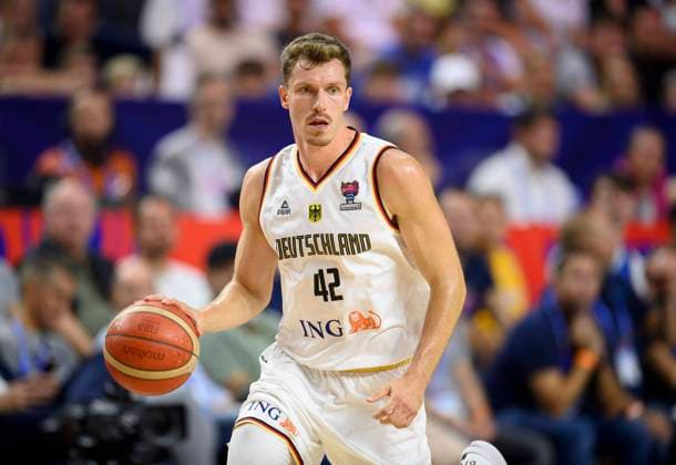Andreas OBST GER action, Germany GER Slovenia SLO 80 88, preliminary round group B, on 06 09 2022 in Cologne Basketball European Championship EuroBasket 2022 in Germany, from 01 09 18 09 2022 Â