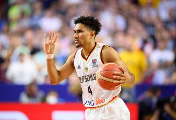 Maodo LO GER action, Germany GER Slovenia SLO 80 88, preliminary round group B, on 06 09 2022 in Cologne Basketball European Championship EuroBasket 2022 in Germany, from 01 09 18 09 2022 Â