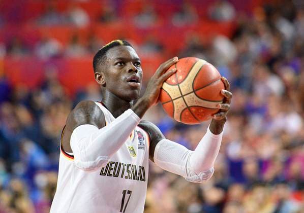 Dennis SCHROEDER Schröder GER action, free throw, Germany GER Slovenia SLO 80 88, preliminary round group B, on 06 09 2022 in Cologne Basketball European Championship EuroBasket 2022 in Germany, from 01 09 18 09 2022 Â
