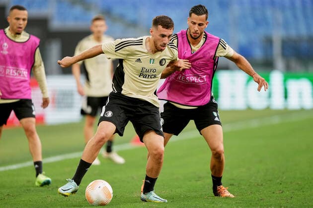 Football, EL, Feyenoord Rotterdam Training and Press Conference