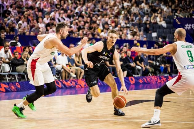 FIBA EUROBASKET, Hungary Germany 07 09 2022 Csaba Ferencz 15 Hungary , Justus Hollatz 21 Germany , David Vojvoda 9 Hungary FIBA EUROBASKET, Hungary Germany, Cologne, LANXESSarena Copyright: xBEAUTIFULxSPORTS Wunderlx