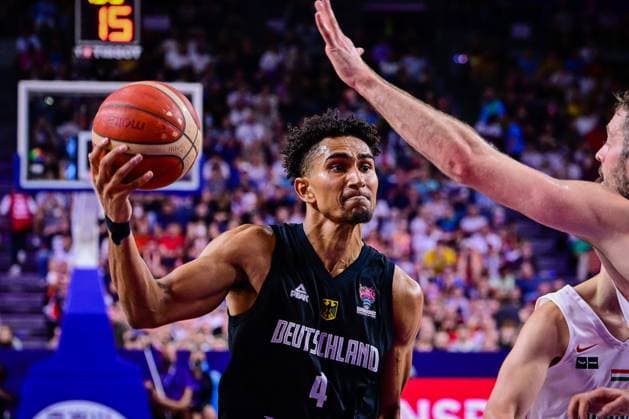 Maodo Lo 4 Germany , Hungary vs Germany, FIBA EuroBasket 2022, Basketball, 07 09 2022 Copyright: xkolbert-press MarcxNiemeyerx