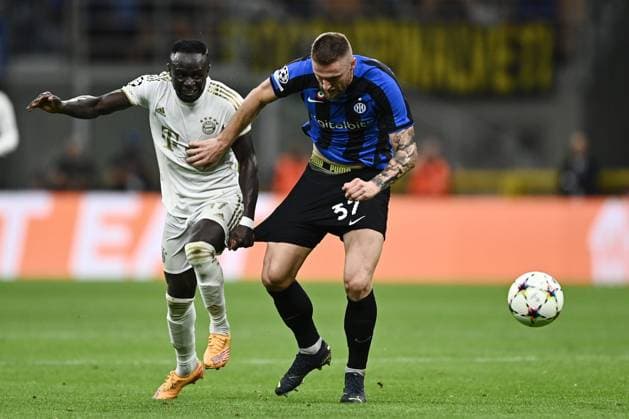 Sport Bilder des Tages Db Milano 07 09 2022 - Champions League Inter-Bayern Monaco foto Daniele Buffa Image nella foto: Sadio Mane™-Milan Skriniar 