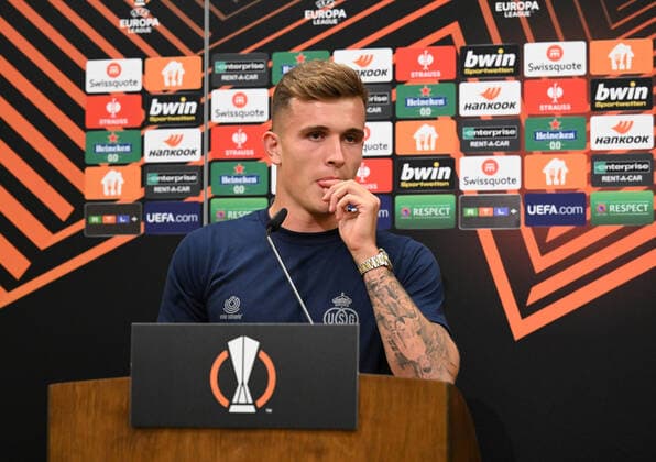 Football, men, season 2022 2023, Europa League, press conference and training of Royale Union Saint Gilloise at the stadium An der Alten Försterei one day before the Europa League match 1 FC Union Berlin Royale Union Saint Gilloise, Dennis Eckert Royale Union Saint Gilloise , 07 09 2022, Copyright: xMatthiasxKochx