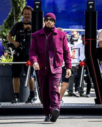 MONZA Lewis Hamilton Mercedes arrives at the Monza circuit ahead of the Italian Grand Prix REMKO DE WAAL xVIxANPxSportx xxANPxIVx 454298140 originalFilename: 454298140.jpg