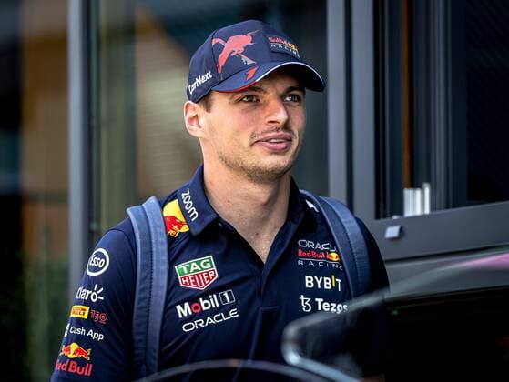 MONZA Max Verstappen Oracle Red Bull Racing arrives at the Monza circuit ahead of the Italian Grand Prix REMKO DE WAAL xVIxANPxSportx xxANPxIVx 454298177 originalFilename: 454298177.jpg