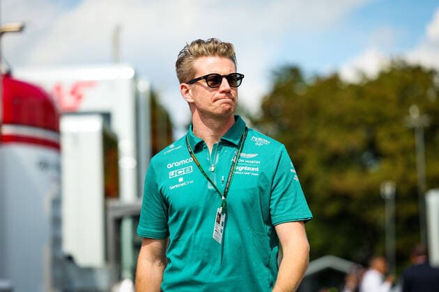 HULKENBERG Nico (ger), Reserve Driver of Aston Martin F1 Team, portrait during the Formula 1 Pirelli Gran Premio d™Italia 2022, Italian Grand Prix 2022, 16th round of the 2022 FIA Formula One World Championship, WM, Weltmeisterschaft from September 9 to 11, 2022 on the Autodromo Nazionale di Monza, in Monza, Italy - F1 - ITALIAN GRAND PRIX 2022 DPPI Panoramic  20220908_GOOD3983