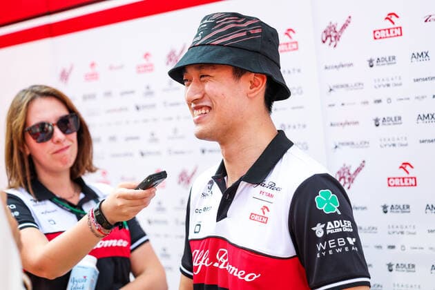 ZHOU Guanyu (chi), Alfa Romeo F1 Team ORLEN C42, portrait during the Formula 1 Pirelli Gran Premio d™Italia 2022, Italian Grand Prix 2022, 16th round of the 2022 FIA Formula One World Championship, WM, Weltmeisterschaft from September 9 to 11, 2022 on the Autodromo Nazionale di Monza, in Monza, Italy - F1 - ITALIAN GRAND PRIX 2022 DPPI Panoramic  20220908_GOOD4186