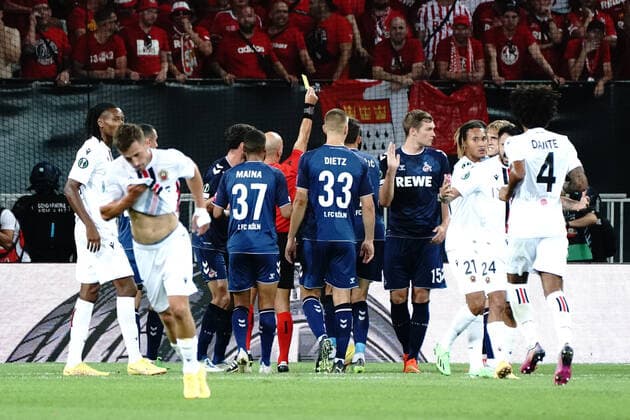 FOOTBALL : OGC Nice vs FC Cologne - Ligue Europa ConfÃ rence - Nice - 08 09 2022 NorbertScanella Panoramic 