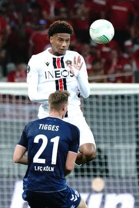 Jean Clair Todibo (OGC Nice) FOOTBALL : OGC Nice vs FC Cologne - Ligue Europa ConfÃ rence - Nice - 08 09 2022 NorbertScanella Panoramic 