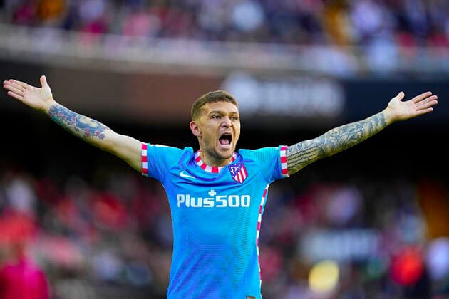 Kieran Trippier of Atletico de Madrid reacts Copyright: xx I0000z99zJKYwzpk
