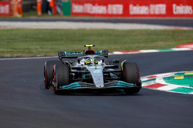 44 Lewis Hamilton GBR, Mercedes AMG Petronas F1 Team , F1 Grand Prix of the Italy at Autodromo Nazionale Monza on September 9, 2022 in Monza, Italy Photo by HOCH ZWEI Monza Italy