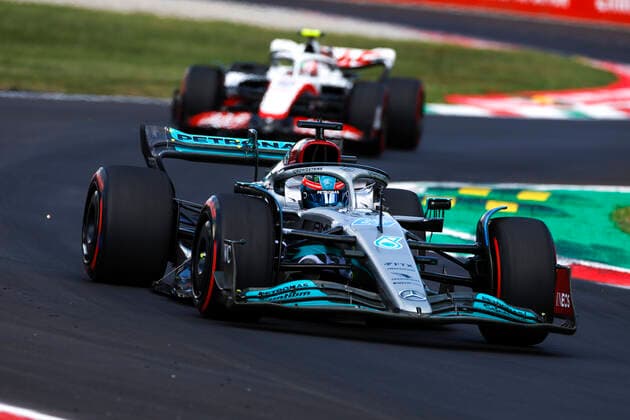 63 George Russell GBR, Mercedes AMG Petronas F1 Team , F1 Grand Prix of the Italy at Autodromo Nazionale Monza on September 9, 2022 in Monza, Italy Photo by HOCH ZWEI Monza Italy