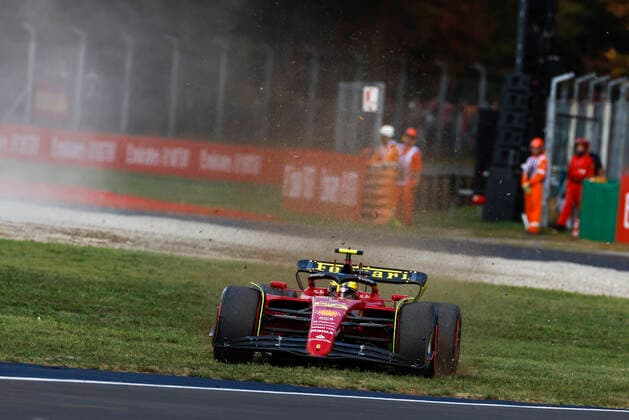 55 Carlos Sainz ESP, Scuderia Ferrari , F1 Grand Prix of the Italy at Autodromo Nazionale Monza on September 9, 2022 in Monza, Italy Photo by HOCH ZWEI Monza Italy