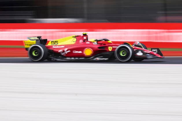 F1 Italian Grand Prix Carlos Sainz of Scuderia Ferrari during the Formula 1 Italian Grand Prix practice one at Circuit Monza, on September 9, 2022 in Monza, Italy Monza Italy  Copyright: xBeataxZawrzelx originalFilename:zawrzel-f1italia220909_npTCO.jpg