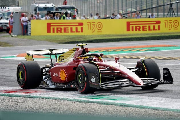 FORMULA 1 PIRELLI GRAN PREMIO D ITALIA 2022 09 09 2022, Autodromo Nazionale di Monza, Monza, FORMULA 1 PIRELLI GRAN PREMIO D ITALIA 2022 ,in the picture Carlos Sainz Jr ESP , Scuderia Ferrari nordphotoxGmbHx xBratic nph00250
