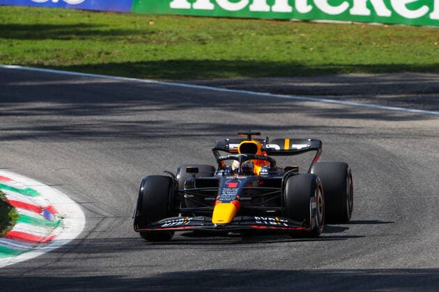September 9, 2022, Monza, MB, Italy: Max Verstappen (NED) Redbull Racing RB18 ..during FORMULA 1 PIRELLI GRAN PREMIO DÃ¢â‚¬â ¢ITALIA 2022, Monza, ITALY Monza Italy - ZUMAm217 20220909_zsp_m217_086 Copyright: xAlessioxDexMarcox