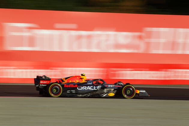 Sergio Perez (MEX) Redbull Racing RB18 during 2022 Formula 1 Pirelli Gran Premio d Italia - Grand Prix of Italy - Free practice, Formula 1 Championship in Monza, Italy, September 09 2022  Copyright: xAlessioxDexMarcox xipa-agency.nex xLivexMediax 0