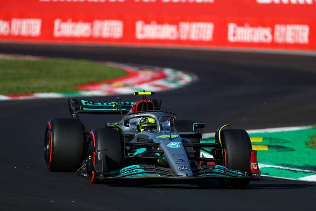 Lewis Hamilton (GBR) Mercedes W13 E Performance during 2022 Formula 1 Pirelli Gran Premio d Italia - Grand Prix of Italy - Free practice, Formula 1 Championship in Monza, Italy, September 09 2022  Copyright: xAlessioxDexMarcox xipa-agency.nex xLivexMediax 0