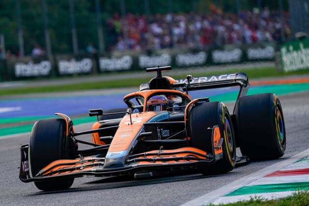 Daniel Ricciardo driving the (03) McLaren F1 Team MCL36 during 2022 Formula 1 Pirelli Gran Premio d Italia - Grand Prix of Italy - Free practice and qualifying, Formula 1 Championship in Monza, Italy, September 10 2022  Copyright: xLucaxRossinix xipa-agency.netx xLivexMediax 0