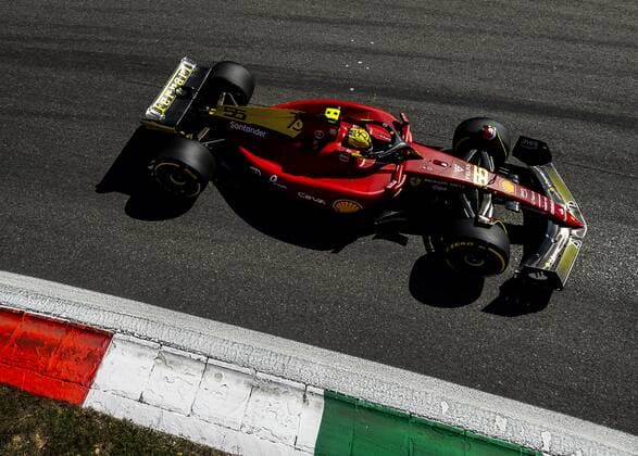 MONZA Carlos Sainz Ferrari during the 3rd free practice session ahead of the F1 Grand Prix of Italy at the Monza Circuit on September 9, 2022 in Monza, Italy REMKO DE WAAL F1 Grand Prix of Italy Practice 3 2022 xVIxANPxSportx xxANPxIVx 454455345 originalFilename: 454455345.jpg