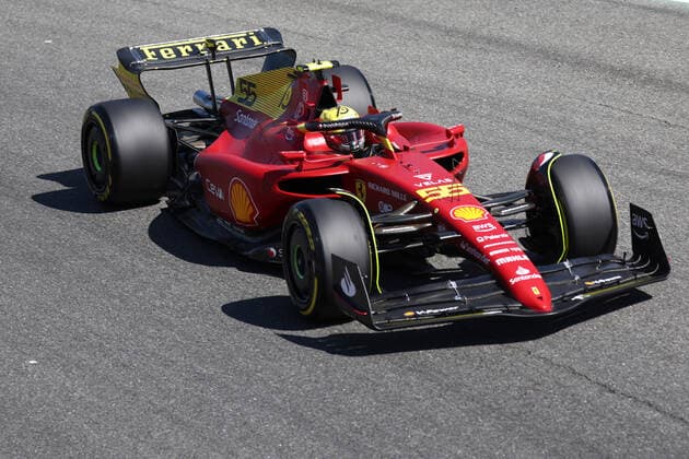 F1 Gran Prix of Italy Carlos Sainz of Scuderia Ferrari on track during final practice for the F1 Grand Prix of Italy. Monza Autodromo Nazionale Italy Copyright: xMarcoxCanonierox