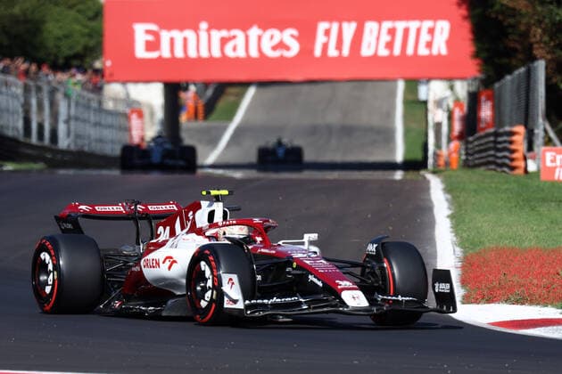 F1 Gran Prix of Italy Guanyu Zhou of Alfa Romeo F1 Team on track during qualifying for the F1 Grand Prix of Italy. Monza Autodromo Nazionale Italy Copyright: xMarcoxCanonierox