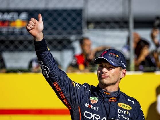 MONZA Max Verstappen Oracle Red Bull Racing after qualifying for the F1 Grand Prix of Italy at the Monza Circuit on September 9, 2022 in Monza, Italy REMKO DE WAAL F1 Grand Prix of Italy Qualifying 2022 xVIxANPxSportx xxANPxIVx 454464007 originalFilename: 454464007.jpg