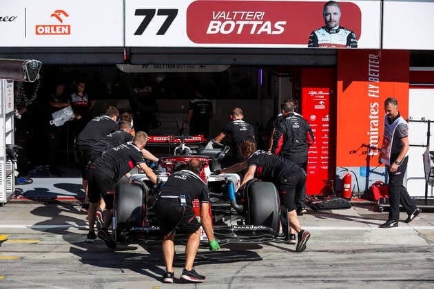77 Valtteri Bottas FIN, Alfa Romeo F1 Team ORLEN , F1 Grand Prix of Italy at Autodromo Nazionale Monza on September 10, 2022 in Monza, Italy Photo by HOCH ZWEI Monza Italy