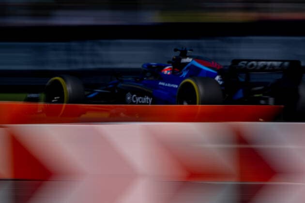 MONZA, ITALY: Nyck de Vries, driving for Williams as a replacement for Alex Albon at the 2022 Formula 1 Italian Grand Prix at the Monza Circuit in Monza, Italy.