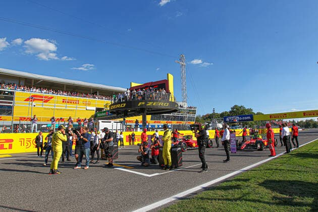 September 10, 2022, Monza, Italy: Monza, Italy, Autodromo Nazionale Monza, September 10, 2022, Charles Leclerc (MON) Ferrari F1-75 Max Verstappen (NED) Redbull Racing RB18 Carlos Sainz (SPA) Ferrari F1-75 during 2022 Formula 1 Pirelli Gran Premio d Italia - Grand Prix of Italy - Free practice and qualifying - Formula 1 Championship. Formula 1 Championship - 2022 Formula 1 Pirelli Gran Premio d Italia - Grand Prix of Italy - Free practice and qualifying, Monza, Italy - ZUMAl164 20220910_zsa_l164_403 Copyright: xAlessioxDexMarcox