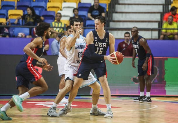 Basketball, Copa America, Argentina - USA