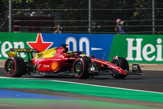 Charles Leclerc (MON) Ferrari F1-75 during 2022 Formula 1 Pirelli Gran Premio d Italia - Grand Prix of Italy - Free practice and qualifying, Formula 1 Championship in Monza, Italy, September 10 2022  Copyright: xAlessioxDexMarcox xipa-agency.nex xLivexMediax 0