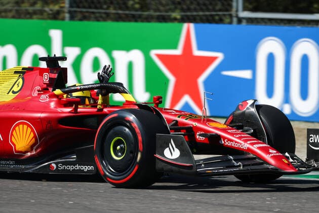 Charles Leclerc (MON) Ferrari F1-75 during 2022 Formula 1 Pirelli Gran Premio d Italia - Grand Prix of Italy - Free practice and qualifying, Formula 1 Championship in Monza, Italy, September 10 2022  Copyright: xAlessioxDexMarcox xipa-agency.nex xLivexMediax 0