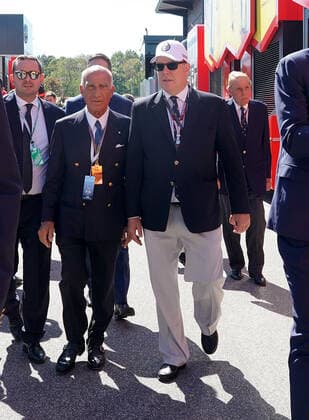 FORMULA 1 PIRELLI GRAN PREMIO D ITALIA 2022 11 09 2022, Autodromo Nazionale di Monza, Monza, FORMULA 1 PIRELLI GRAN PREMIO D ITALIA 2022 ,in the picture Prince Albert II of Monaco nordphotoxGmbHx xBratic nph00250