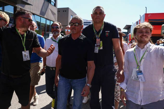 F1 Italian Grand Prix American actor Sylvester Stallone during the Formula 1 Italian Grand Prix race day at Circuit Monza, on September 11, 2022 in Monza, Italy Monza Italy  Copyright: xBeataxZawrzelx originalFilename:zawrzel-f1italia220911_npwa9.jpg