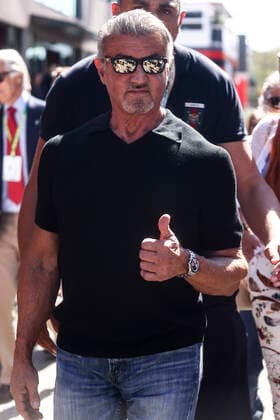 F1 Italian Grand Prix American actor Sylvester Stallone during the Formula 1 Italian Grand Prix race day at Circuit Monza, on September 11, 2022 in Monza, Italy Monza Italy  Copyright: xBeataxZawrzelx originalFilename:zawrzel-f1italia220911_npYNR.jpg