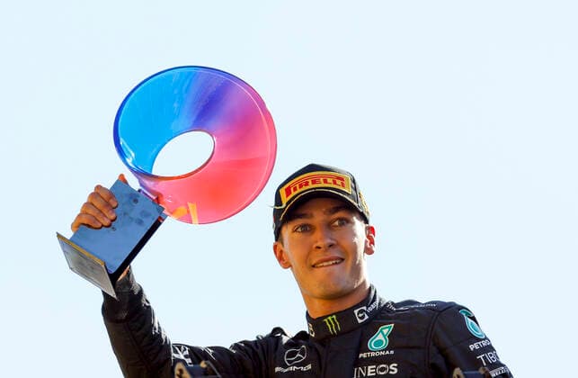 63 George Russell GBR, Mercedes AMG Petronas F1 Team , F1 Grand Prix of Italy at Autodromo Nazionale Monza on September 11, 2022 in Monza, Italy Photo by HOCH ZWEI Monza Italy