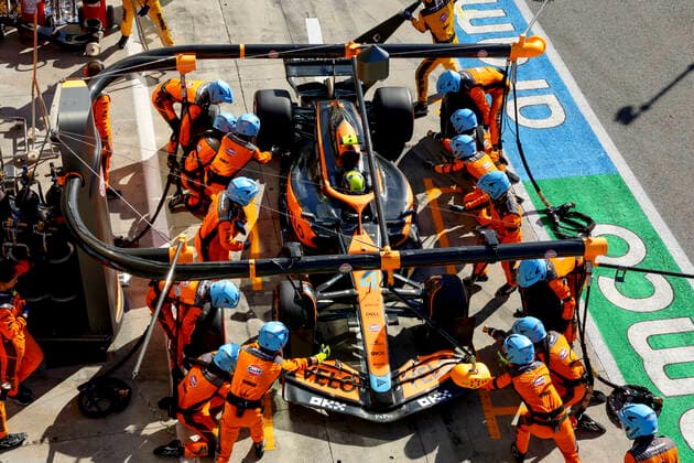 4 Lando Norris GBR, McLaren F1 Team , F1 Grand Prix of Italy at Autodromo Nazionale Monza on September 11, 2022 in Monza, Italy Photo by HOCH ZWEI Monza Italy