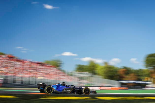 45 Nyck de Vries NLD, Williams Racing , F1 Grand Prix of Italy at Autodromo Nazionale Monza on September 11, 2022 in Monza, Italy Photo by HOCH ZWEI Monza Italy