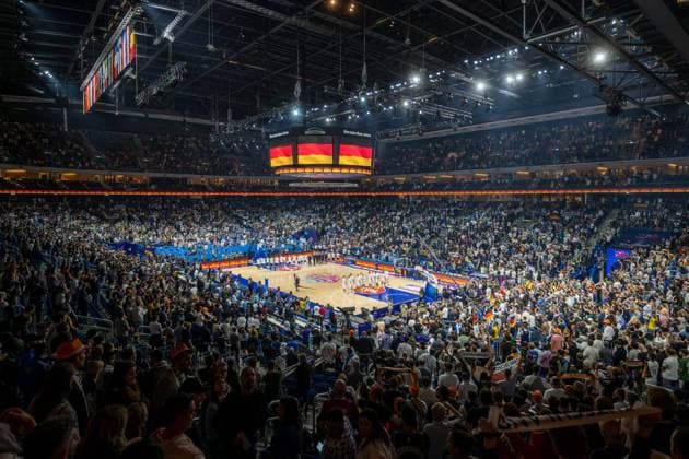 Basketball Berlin 13 09 2022 Eurobasket 2022 Quarterfinals Germany GER Greece GRE Mercedes Benz Arena Sports Venue Mercedes Benz Arena Halle