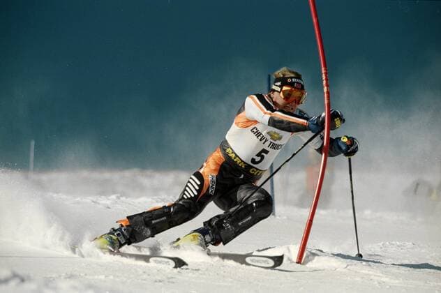 STOCKHOLM 16 FEB 1998. Park City Utah. Finn Christian Jagge under en världscuptävling i USA.. PARK CITY UNITED STATES Skidor x1014x  Copyright: xTobiasxRöstlundx