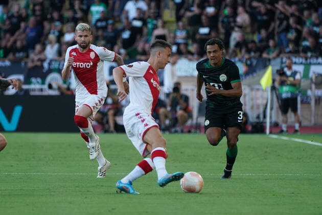 Aleksandr Golovin (AS Monaco) FOOTBALL : AS Monaco vs Ferencvaros TC - Ligue Europa - Phase de groupe - Monaco - 15 09 2022 NorbertScanella Panoramic 
