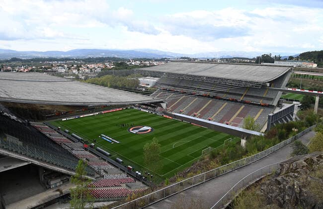 Football, men, season 2022 2023, Europa League, Sporting Braga 1 FC Union Berlin group stage, group D, matchday 2 , view inside the stadium, 15 09 2022, Copyright: xMatthiasxKochx